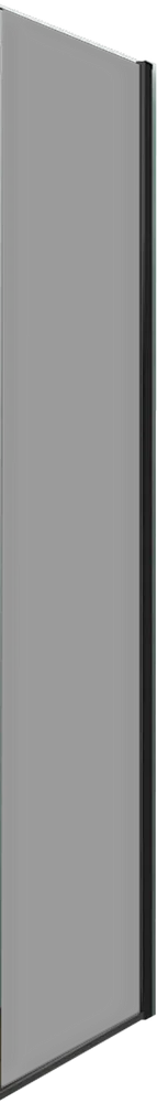 Боковая стенка Vincea Slim Soft 90х200 профиль черный стекло тонированное VSG-1SS900CGB - 0