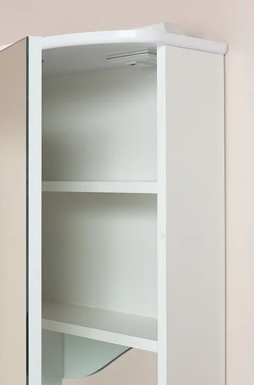 Зеркало-шкаф Onika Лидия 50 L с подсветкой, белый  205003 - 2
