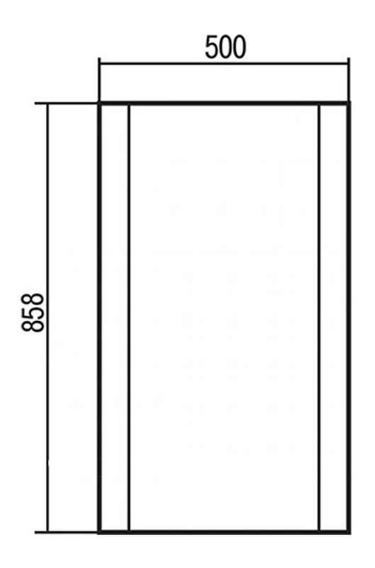Комплект мебели подвесной Aquaton Ария М 50 белый - 10