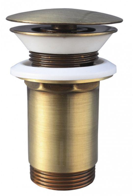 Донный клапан для раковины Rav Slezak бронза MD0484SM - 0