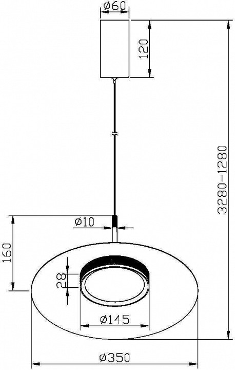 Подвесной светильник Maytoni Halo MOD041PL-L15B3K1 - 4