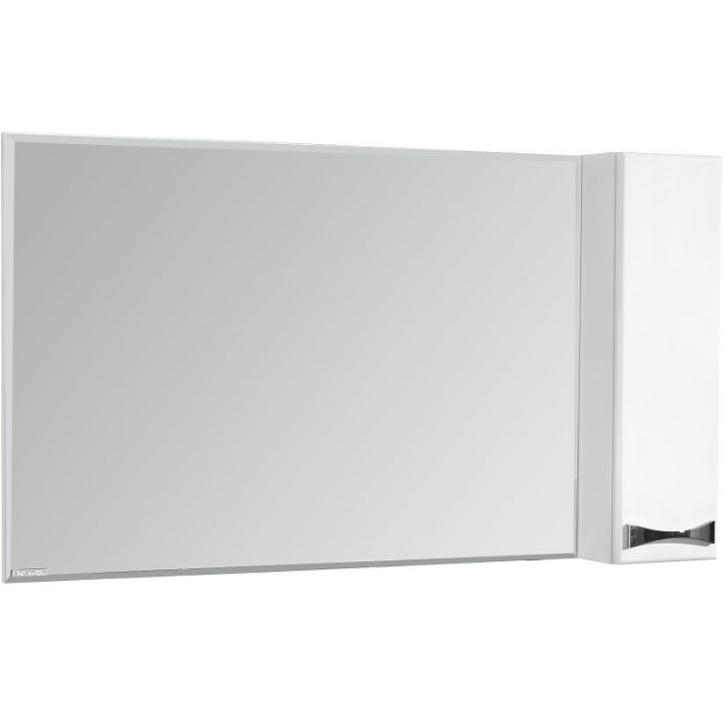 Зеркало-шкаф Aquaton Диор 120 R с подсветкой и подогревом белый 1A110702DR01R - 0