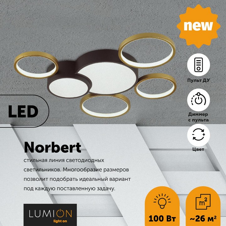 Потолочный светодиодный светильник Lumion Ledio Norbert 5255/99CL - 2