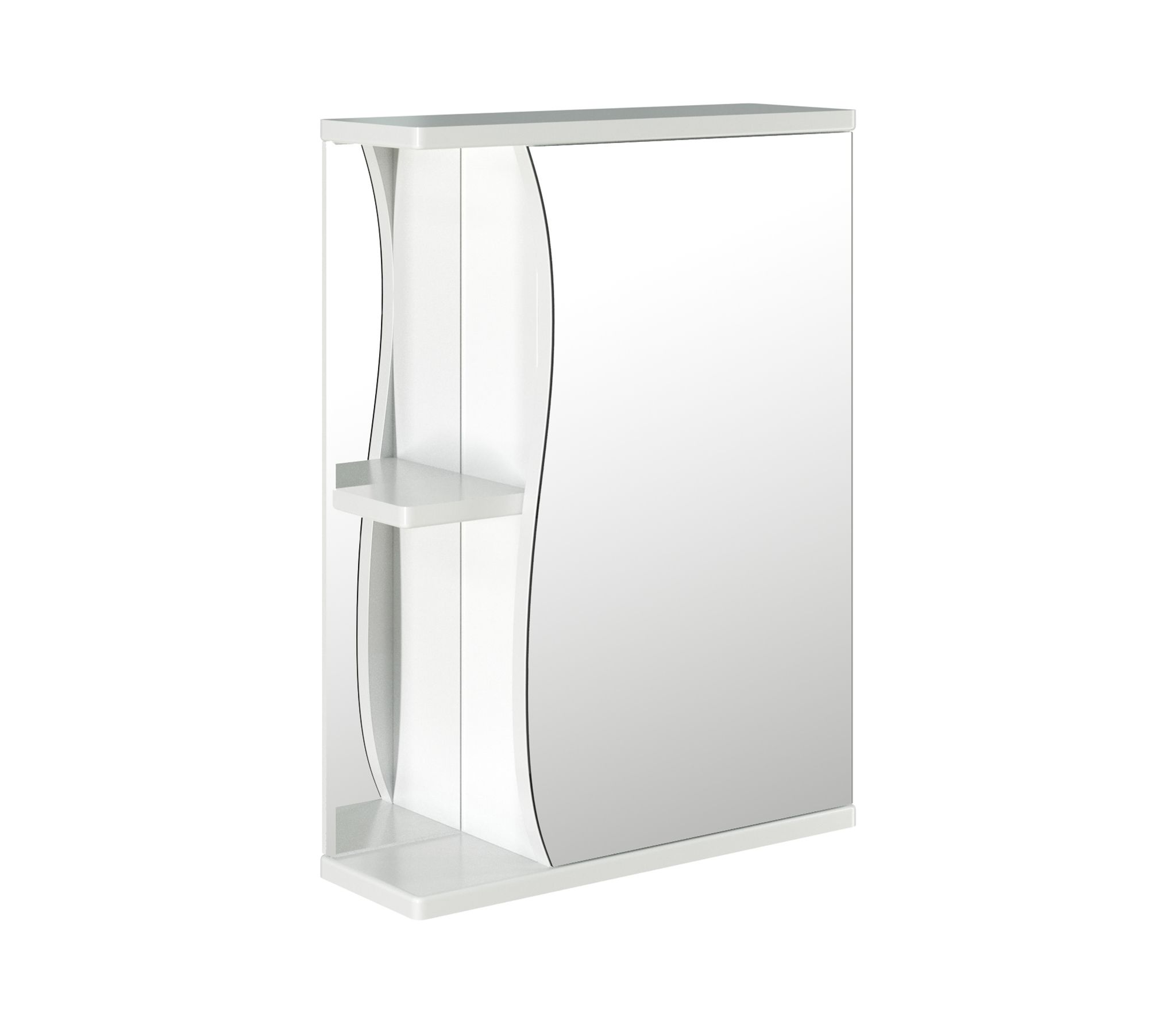 Зеркало-шкаф навесной без подсветки MIXLINE Классик-50 правый  525510 - 0