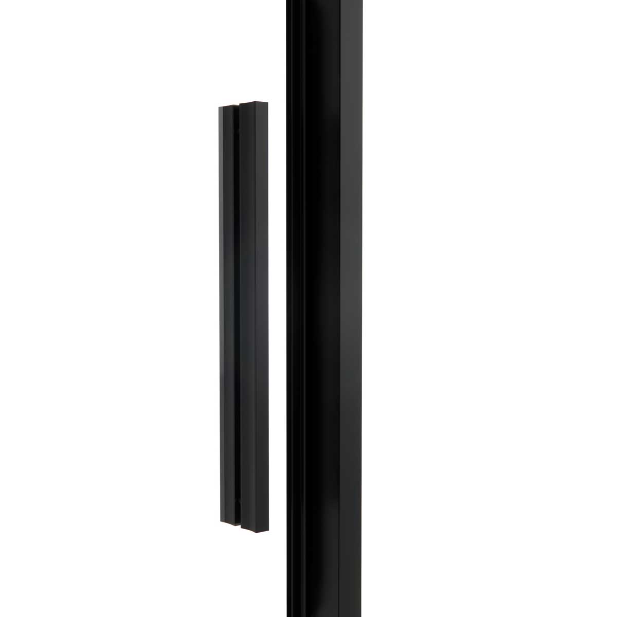 Душевой уголок Vincea Slim Soft 120х100 профиль черный стекло прозрачное  VSR-1SS1012CLB - 7