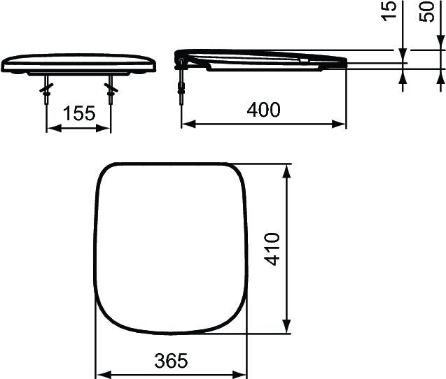 Сиденье для унитаза Ideal Standard Esedra  T318601 - 2