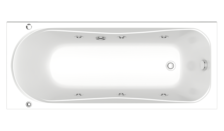 Акриловая ванна Bas Стайл 160 см с г/м ВГ00223 - 2