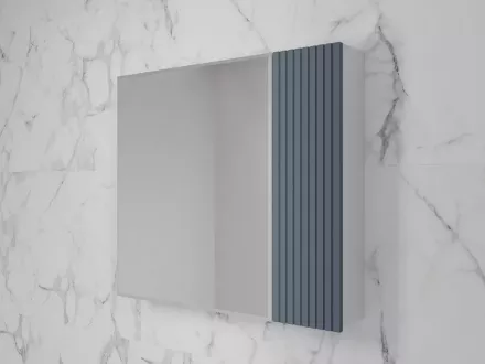 Зеркало-шкаф Style Line Стокгольм 80 серый ЛС-00002325 - 1