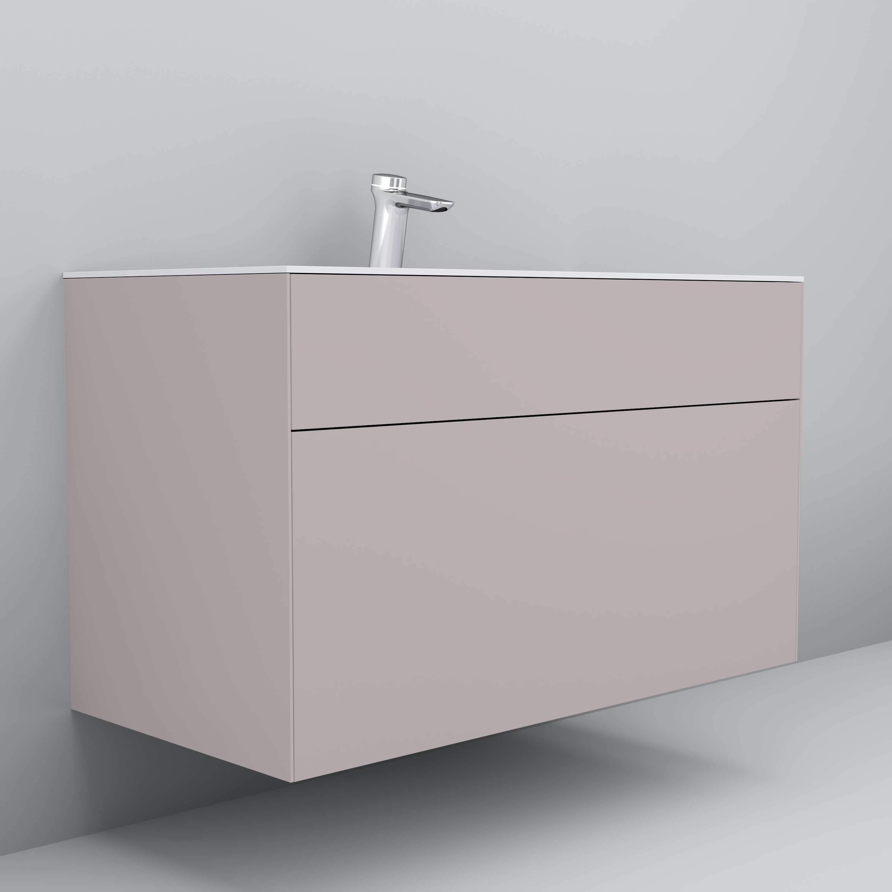 Мебель для ванной Am.Pm Inspire V2.0 100 элегантный серый - 2