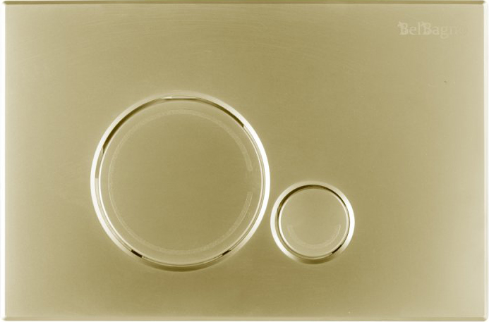 Кнопка смыва BelBagno Sfera BB018-SR-ORO золото глянец  - 0