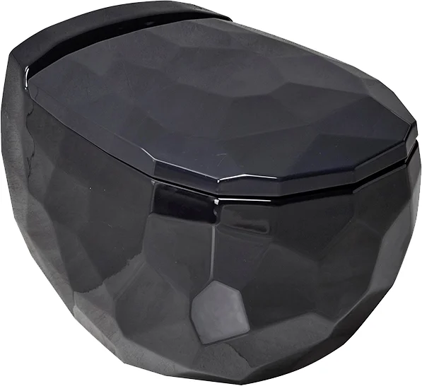 Унитаз подвесной beWash Bekinger с функцией биде и сиденьем микролифт черный 87303606 - 0