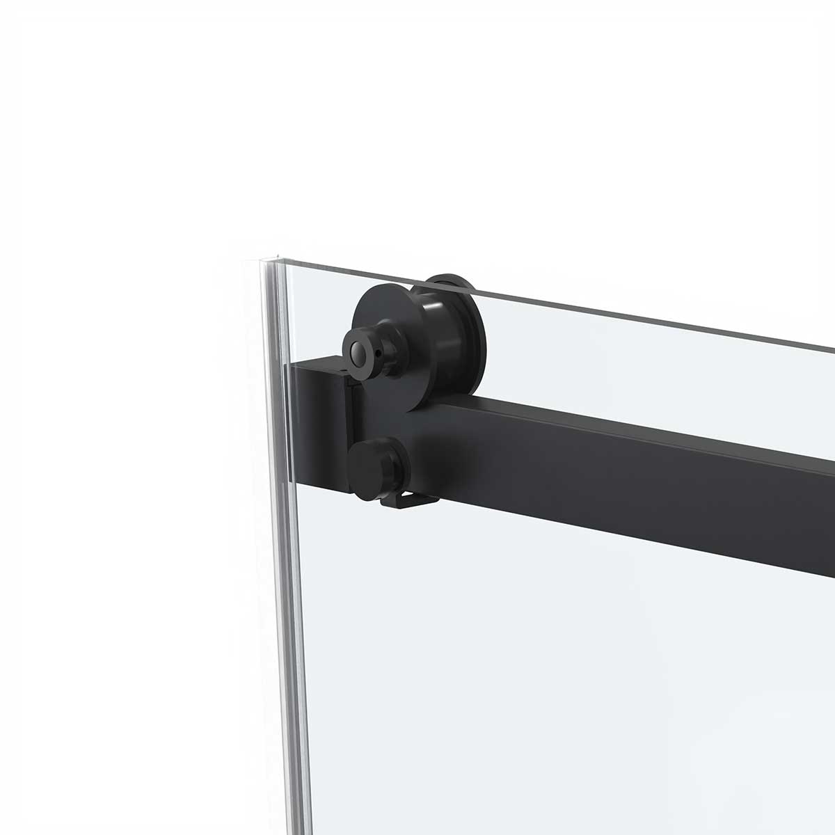 Душевой уголок Vincea Como Soft 140х80 профиль черный стекло прозрачное  VSR-1CS8014CLB - 8