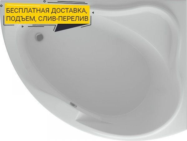 Акриловая ванна Акватек Альтаир 158x119 R ALT160-0000047 - 0