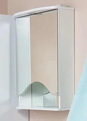 Зеркало-шкаф Onika Лидия 50 L с подсветкой, белый  205003 - 3