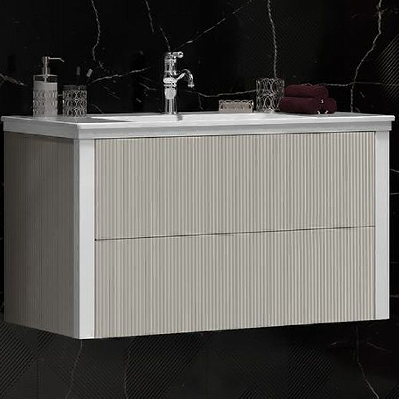 Комплект мебели подвесной Opadiris Рубинно 90 серый - 2