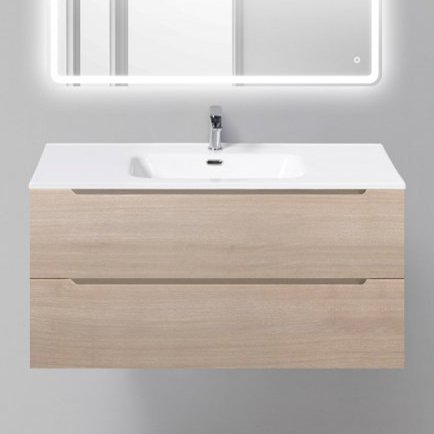 Мебель для ванной BelBagno Etna 100 rovere grigio - 0