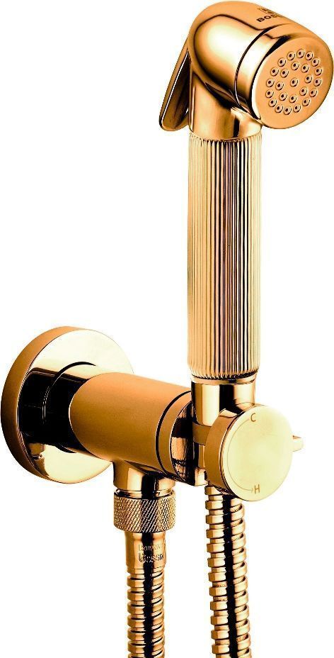 Гигиенический душ Bossini Nikita Mixer Set со смесителем золото E37008B E37008B.021 - 0