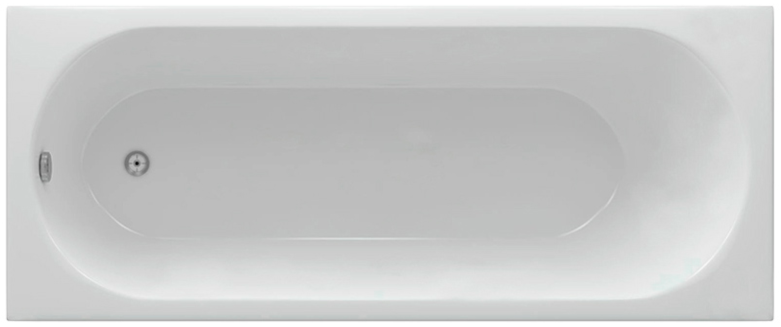 Акриловая ванна Aquatek Оберон 160x70 OBR160-0000020 слив слева вклеенный каркас - 0