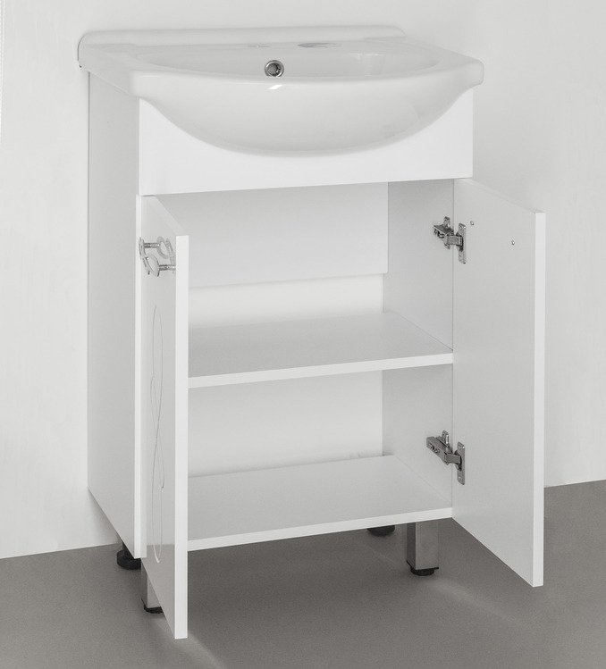 Мебель для ванной Style Line Венеция 55 белая - 3