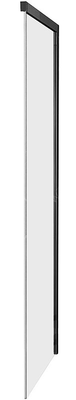 Душевая стенка RGW Z-22 90х195 профиль черный стекло прозрачное 34222209-14 - 0