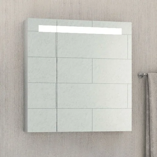 Зеркало-шкаф Cersanit Melar 70 белый с подсветкой LS-MEL70-Os - 0