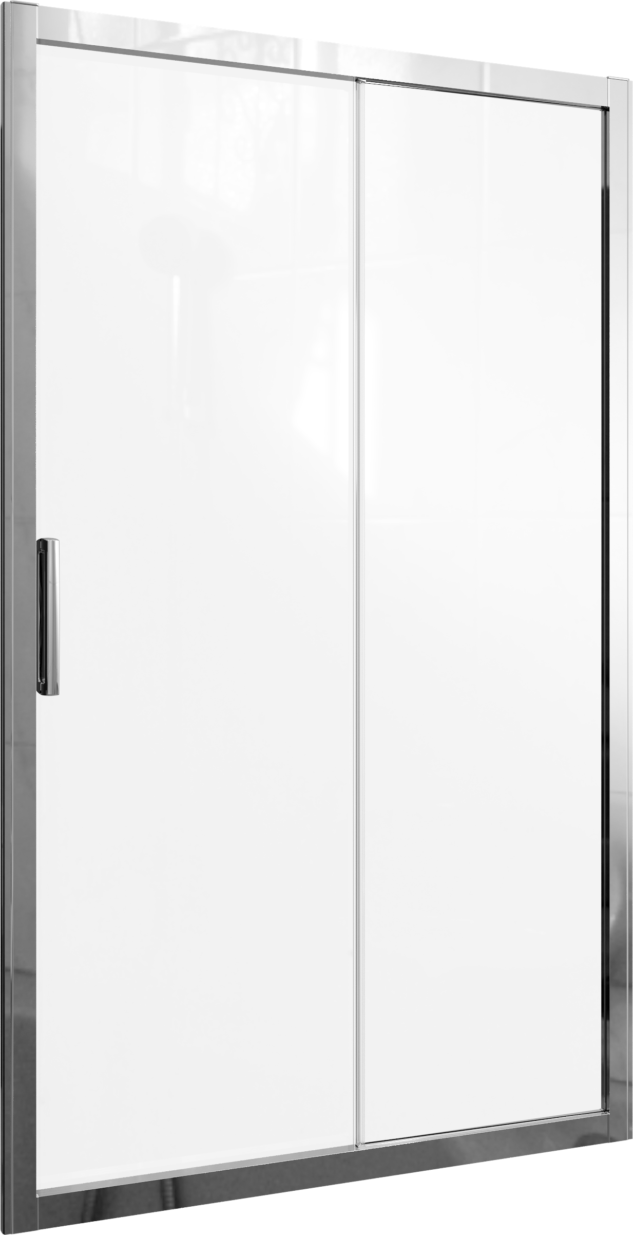 Душевая дверь в нишу STWORKI Стокгольм DE019D2120200CH 120 см профиль хром глянец 3GW021TTKK000 - 4
