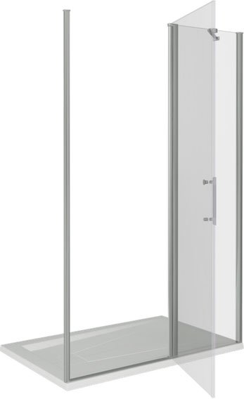 Душевая дверь в нишу Good Door Mokka WTW-110-C-WE 110 см c магнитным профилем - 3