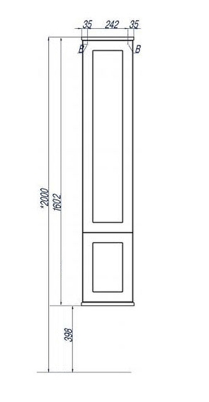 Комплект мебели подвесной Aquaton Леон 65 белый - 10