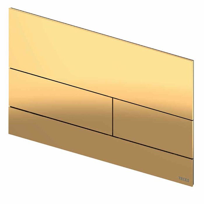 TECEsquare II. Панель смыва, металл, PVD Polished Gold Optic 9240839 - 0