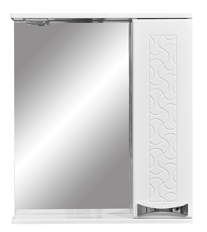 Зеркало-шкаф Stella Polar Ванда 60 R с подсветкой белый SP-00000199 - 1