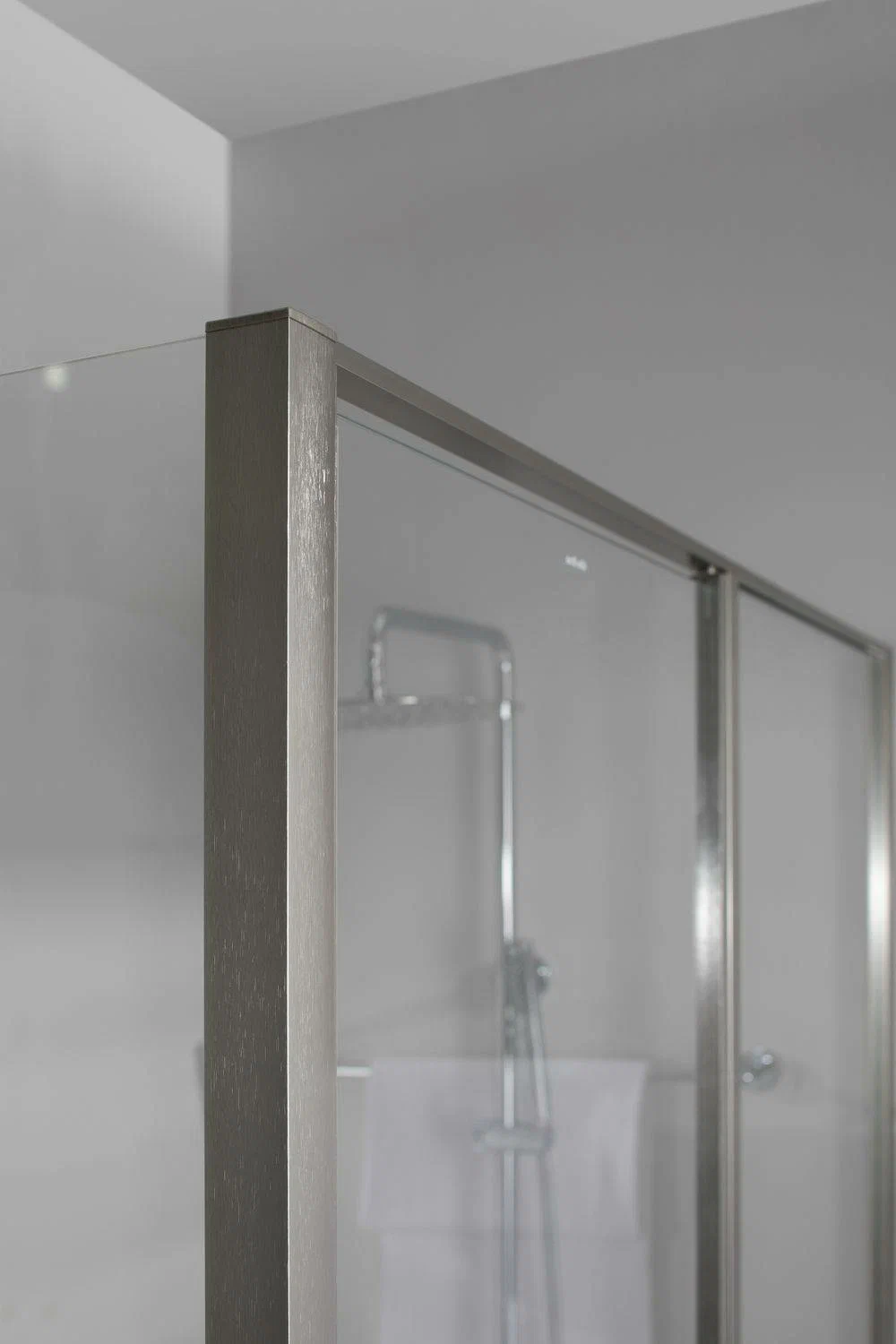 Боковая стенка Allen Brau Priority 90х200 стекло прозрачное профиль серебро матовый  3.31017.BA - 3