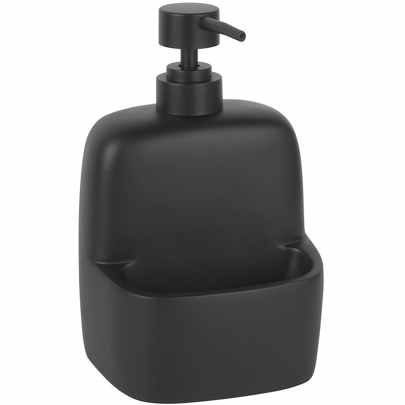Дозатор для жидкого мыла Wasserkraft черный матовый  K-8499BLACK - 0