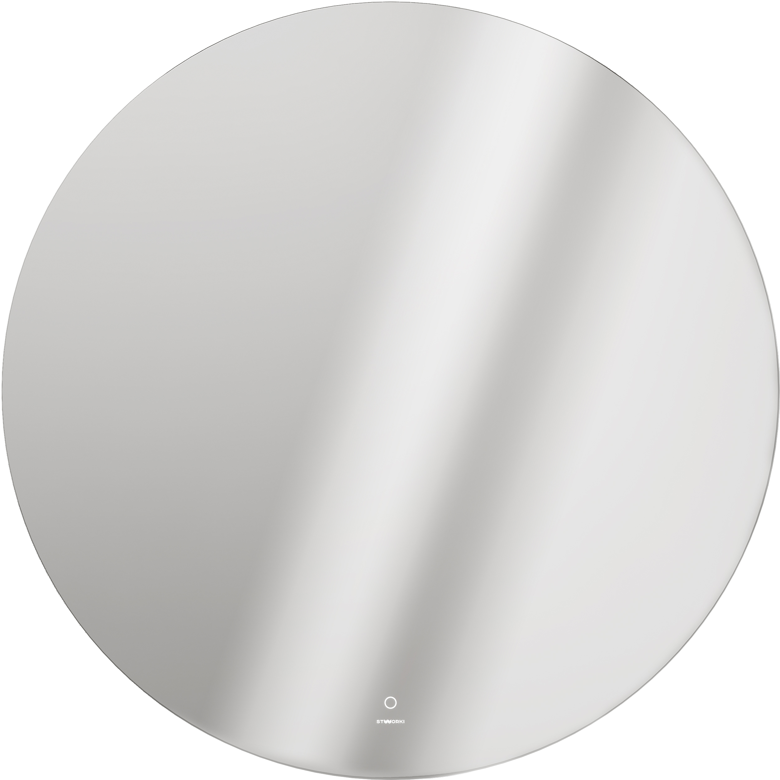 Зеркало круглое STWORKI Мальмё 100 с ореольной подсветкой, сенсор на зеркале, круглое, настенное LED-00002462 - 5