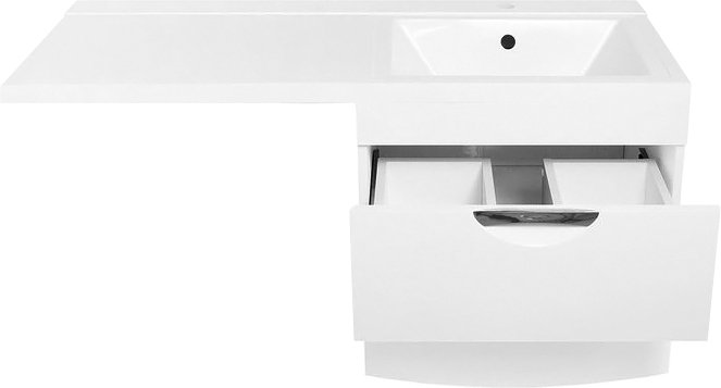 Мебель для ванной Style Line Жасмин-2 60 Люкс Plus, белая, для стиральной машины - 3