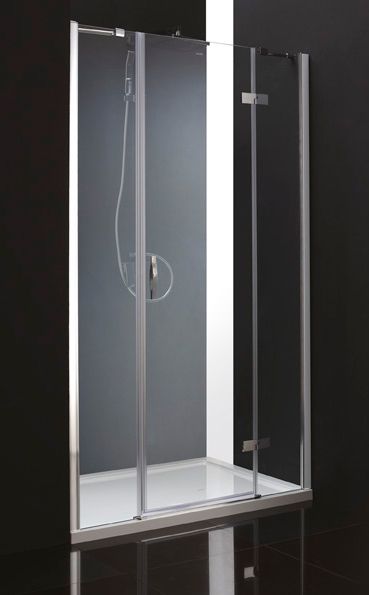Душевая дверь Cezares Bergamo 175 хром стекло прозрачное BERGAMO-W-B-13-90+60/30-C-Cr-R - 1
