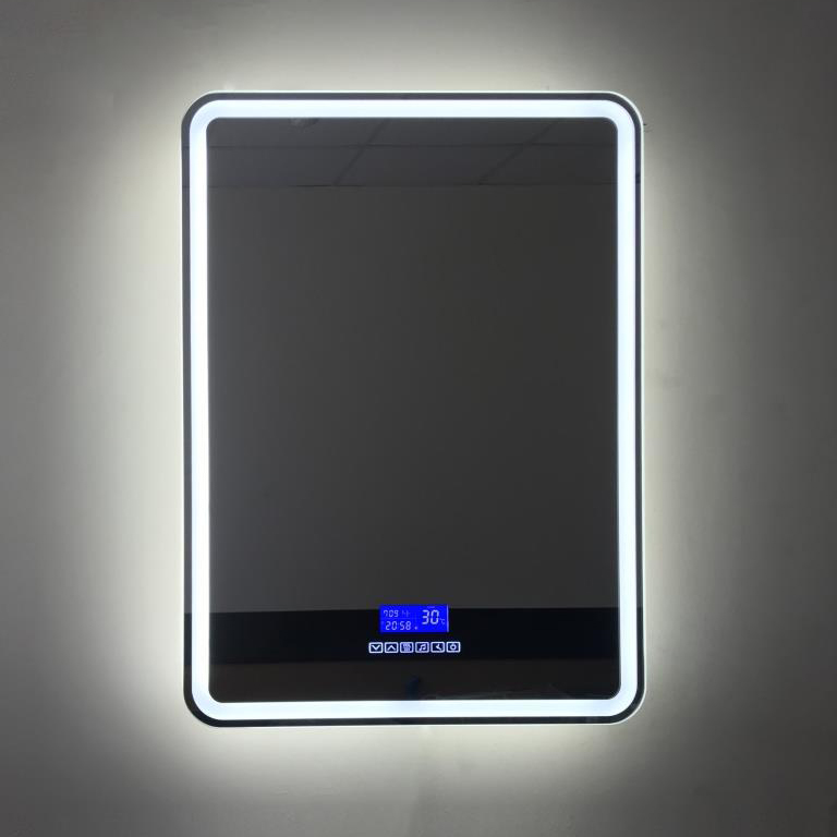 Зеркало BelBagno SPC-MAR-600-800-LED-TCH-RAD с bluetooth, термометром и радио - 0
