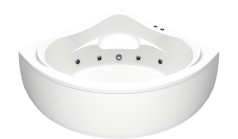 Акриловая ванна Bas Мега 160x160 см с г/м ВГ00150 - 0
