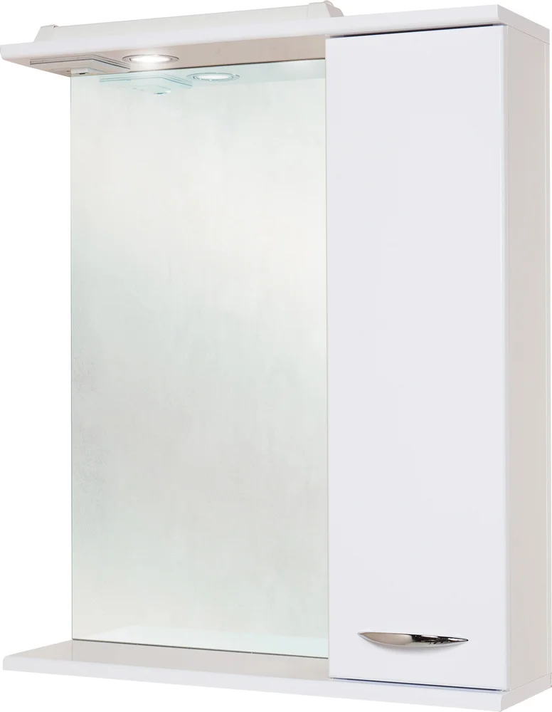 Зеркало-шкаф Onika Ника 60 R с подсветкой, белый  206016 - 0