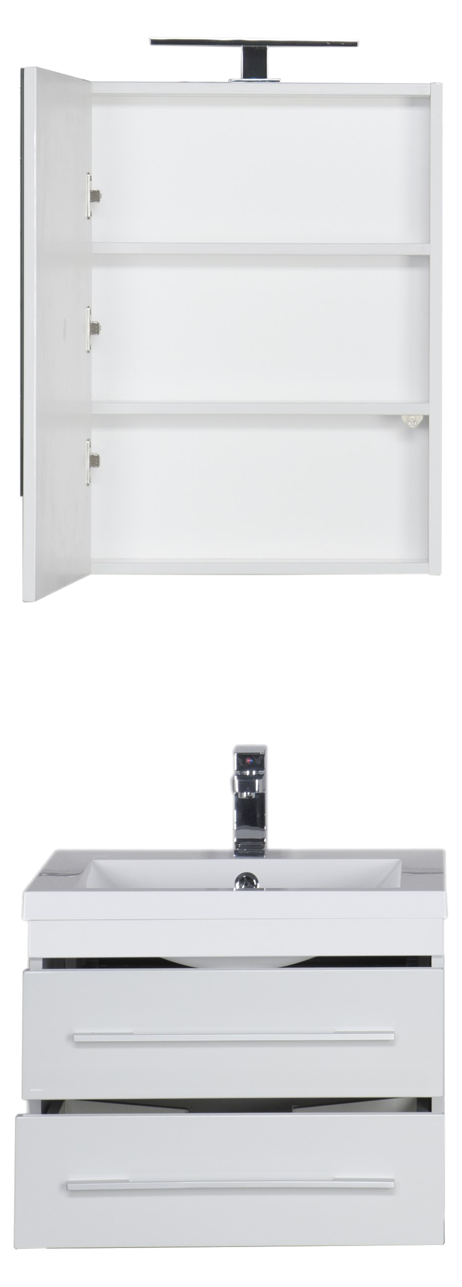 Зеркало-шкаф Aquanet Нота 58 камерино белый 165370 - 9