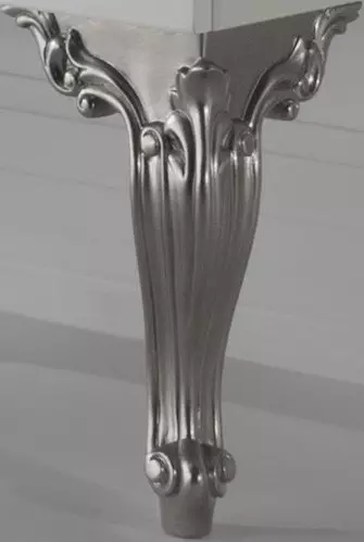 Ножки для тумбы Boheme Armadi Art NeoArt 35 серебро 855-SL h35 - 1