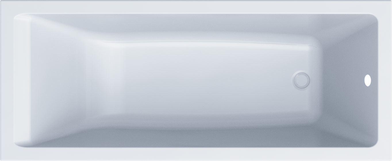 Акриловая ванна STWORKI Карлстад 170x70, с каркасом и сливом-переливом 563277 - 0