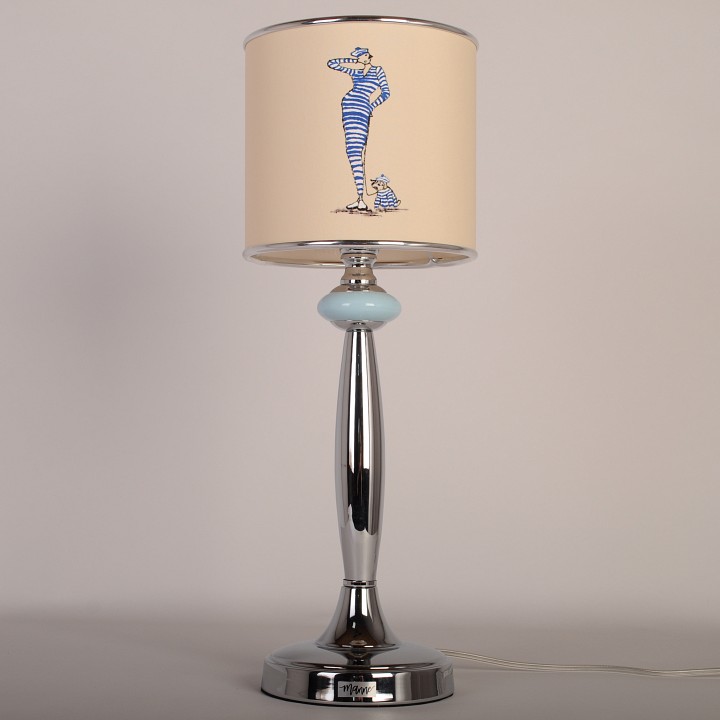 Настольная лампа декоративная Manne TL.7737-1BL TL.7737-1BL (дама с собачкой) настольная лампа 1л - 0
