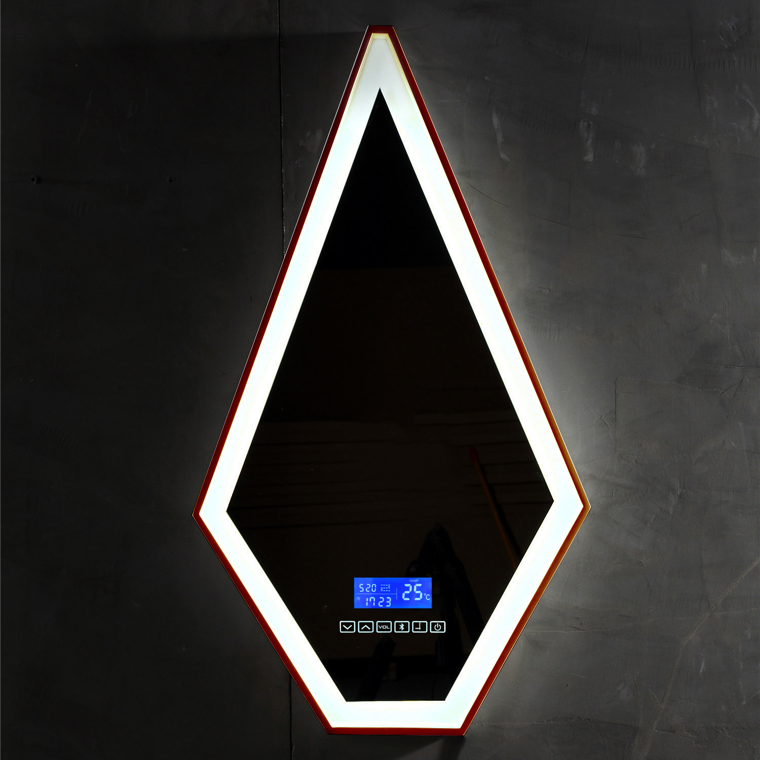 Зеркало ABBER Stein с подсветкой коричневый AS6611BR - 0