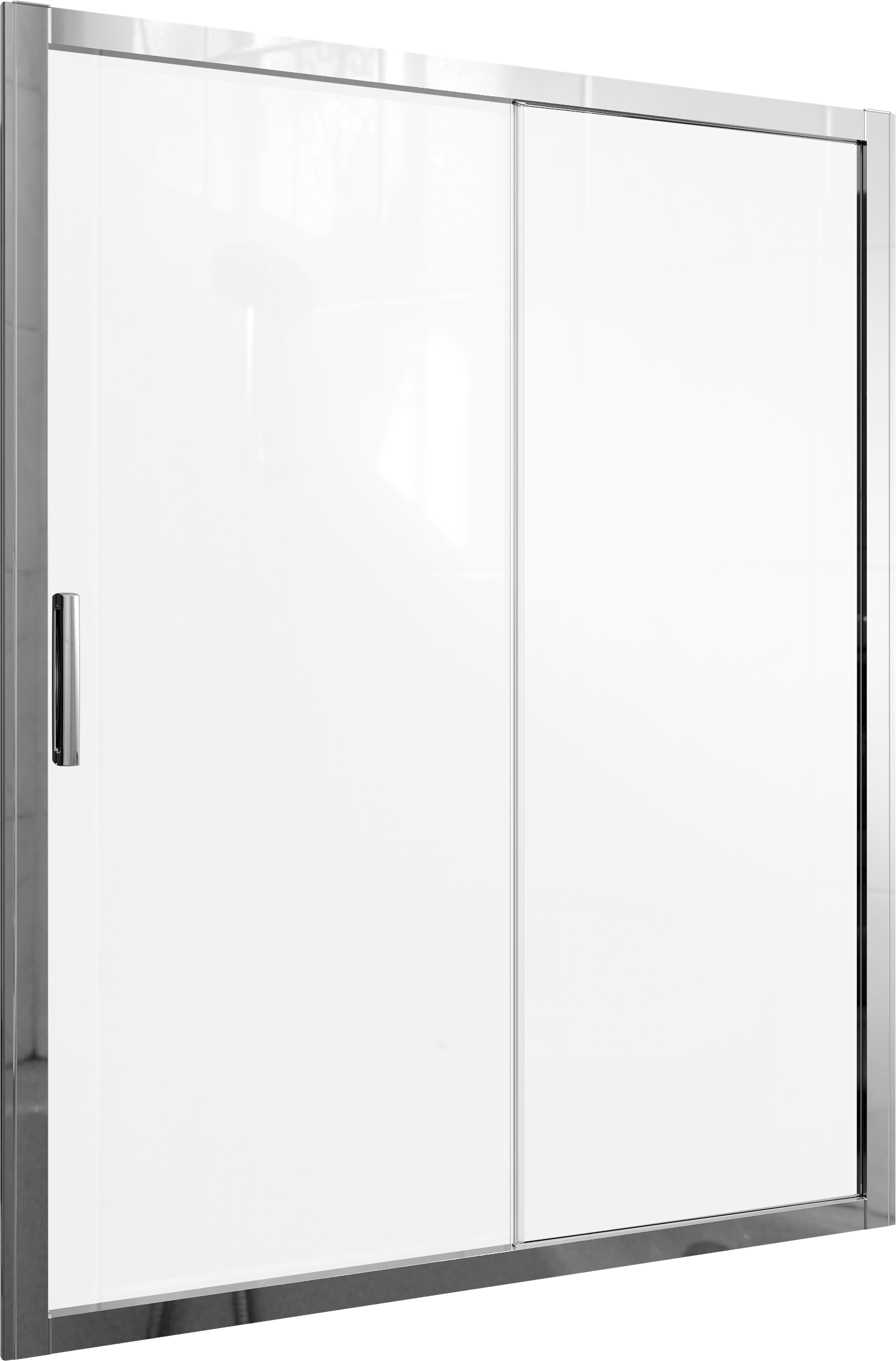 Душевая дверь в нишу STWORKI Стокгольм DE019D2150200 150 см профиль хром глянец 3GW213TTKK000 - 6