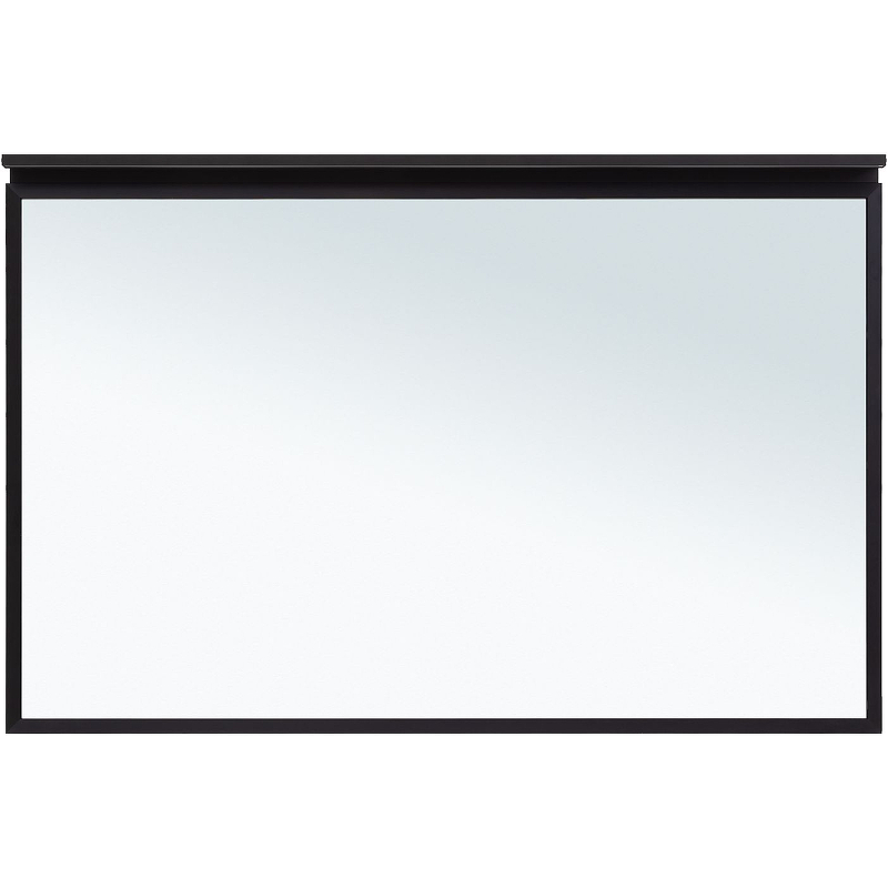 Зеркало Allen Brau Priority 120 с подсветкой черный матовый 1.31018.BB - 0