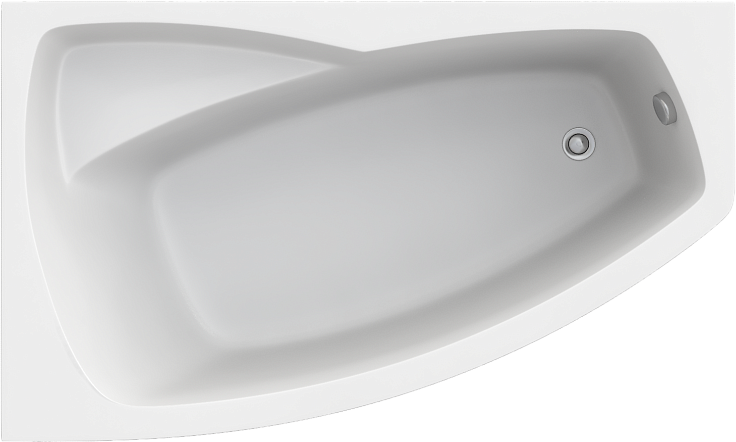 Акриловая ванна STWORKI Монтре 150x90 L, с каркасом Mn1500L - 0