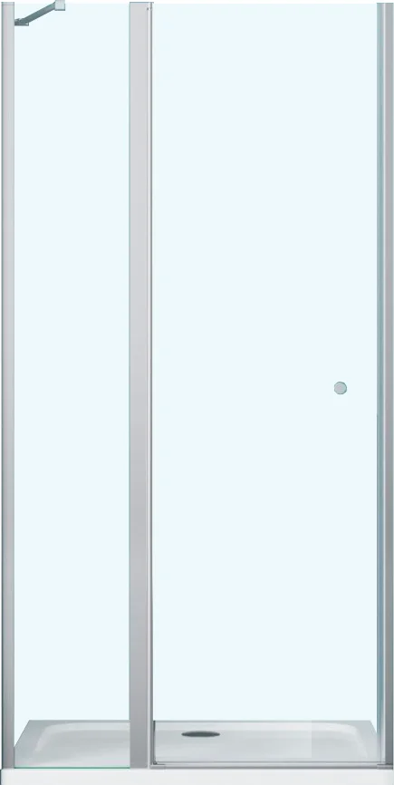 Душевая дверь BelBagno Etna 80(60/20)х195 профиль хром стекло прозрачное ETNA-60/20-C-Cr - 0