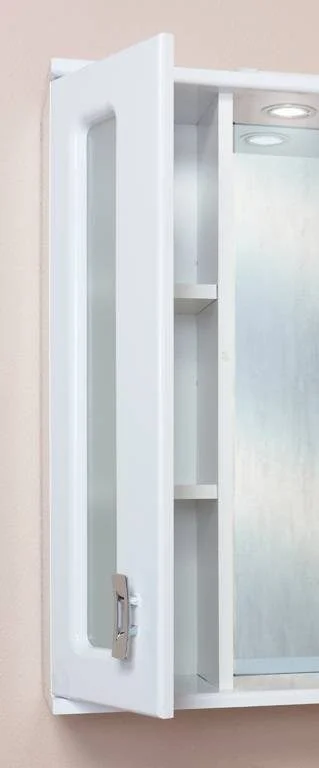 Зеркало-шкаф Onika Кристалл 67 L с подсветкой, белый  206705 - 2
