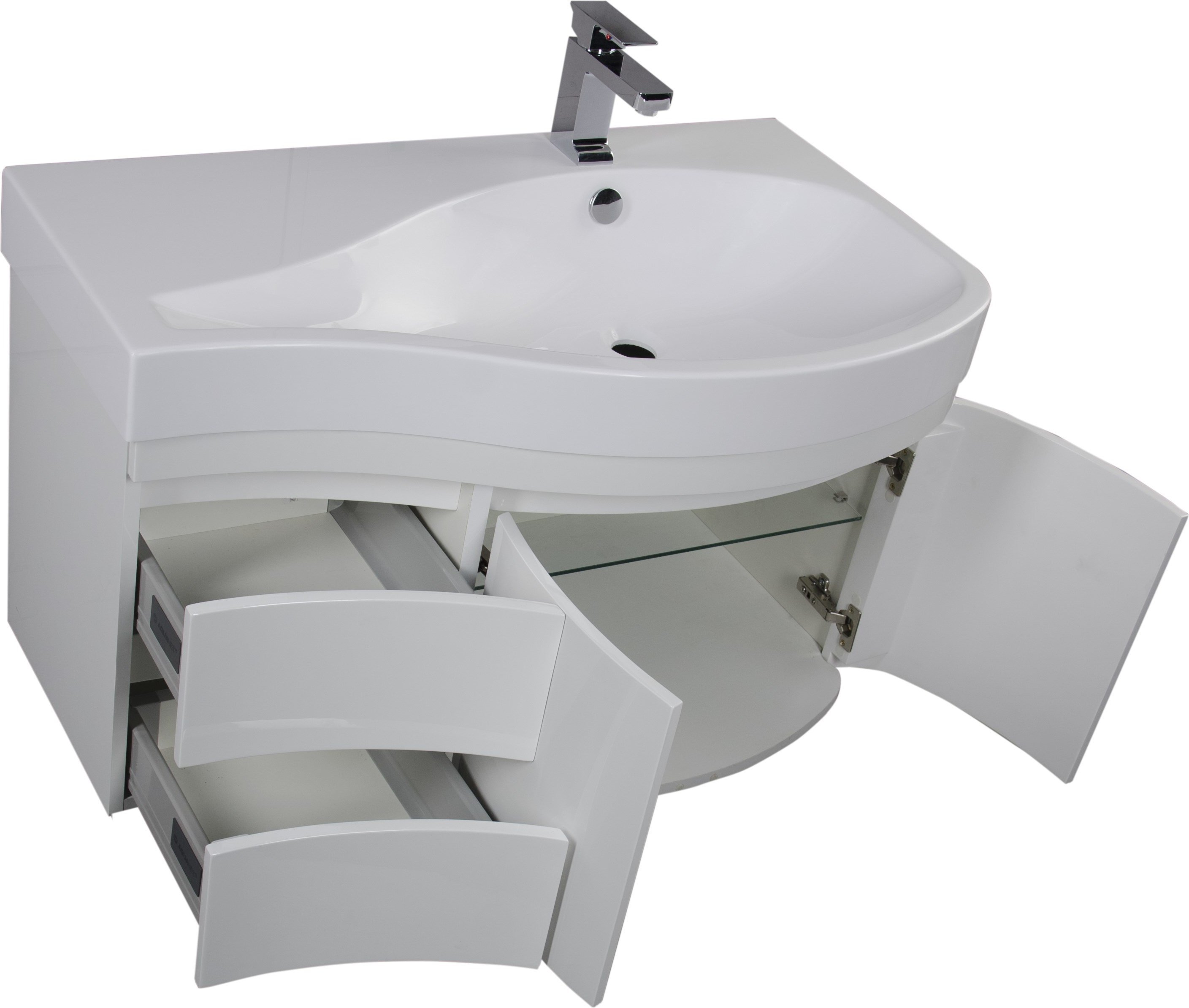 Мебель для ванной Aquanet Сопрано 95 белая R - 7