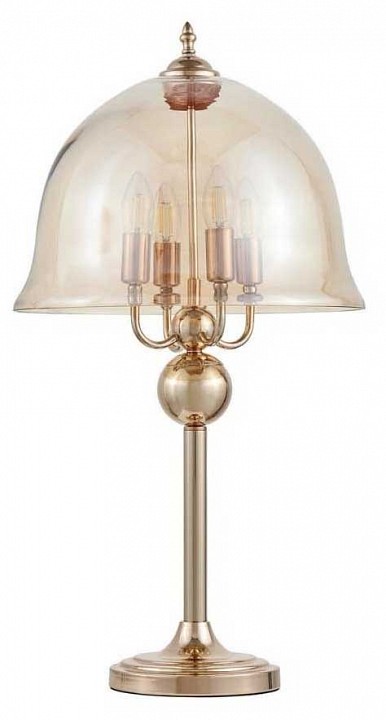 Настольная лампа декоративная LUMINA DECO Helmetti LDT 6821-4 GD - 0